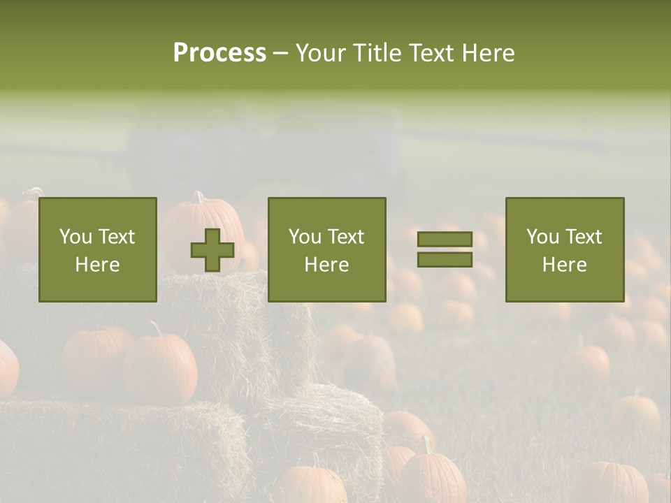 Tractor Antique Produce PowerPoint Template