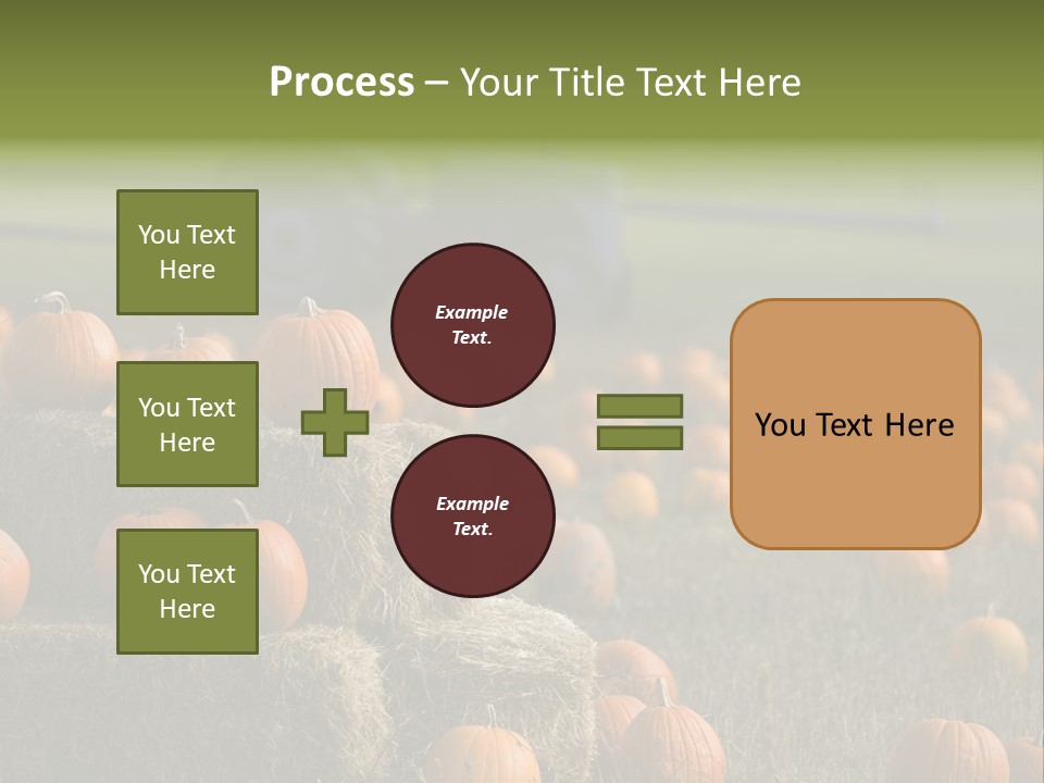 Tractor Antique Produce PowerPoint Template