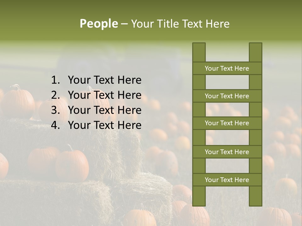 Tractor Antique Produce PowerPoint Template