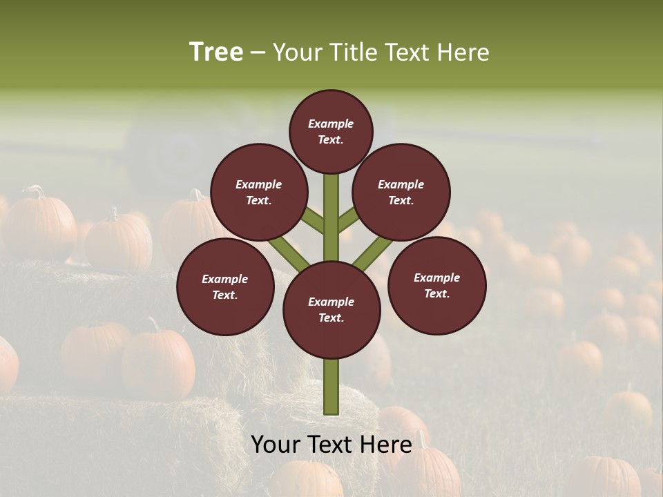 Tractor Antique Produce PowerPoint Template