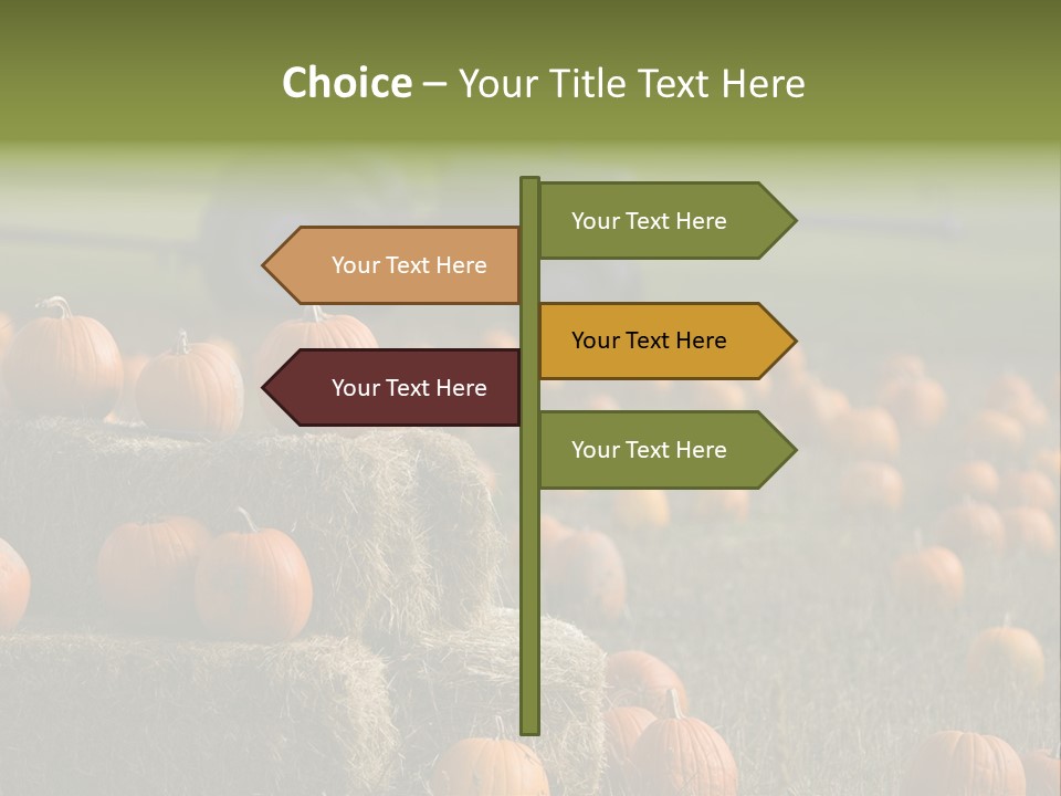 Tractor Antique Produce PowerPoint Template