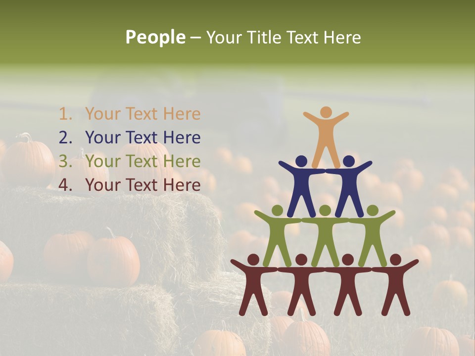 Tractor Antique Produce PowerPoint Template