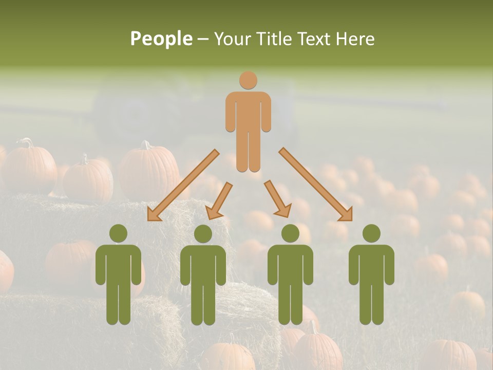 Tractor Antique Produce PowerPoint Template