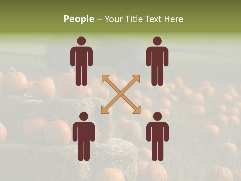 Tractor Antique Produce PowerPoint Template