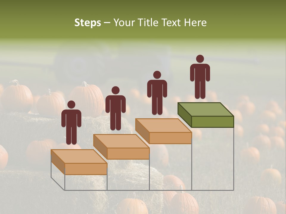 Tractor Antique Produce PowerPoint Template