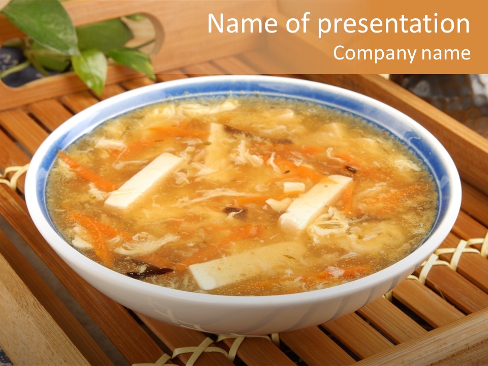 Hot Tart Bowl PowerPoint Template