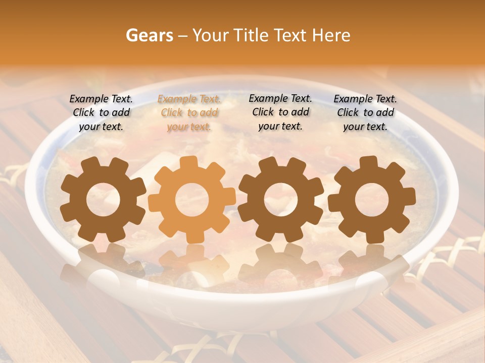 Hot Tart Bowl PowerPoint Template