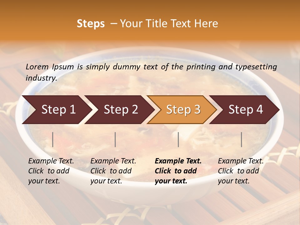 Hot Tart Bowl PowerPoint Template