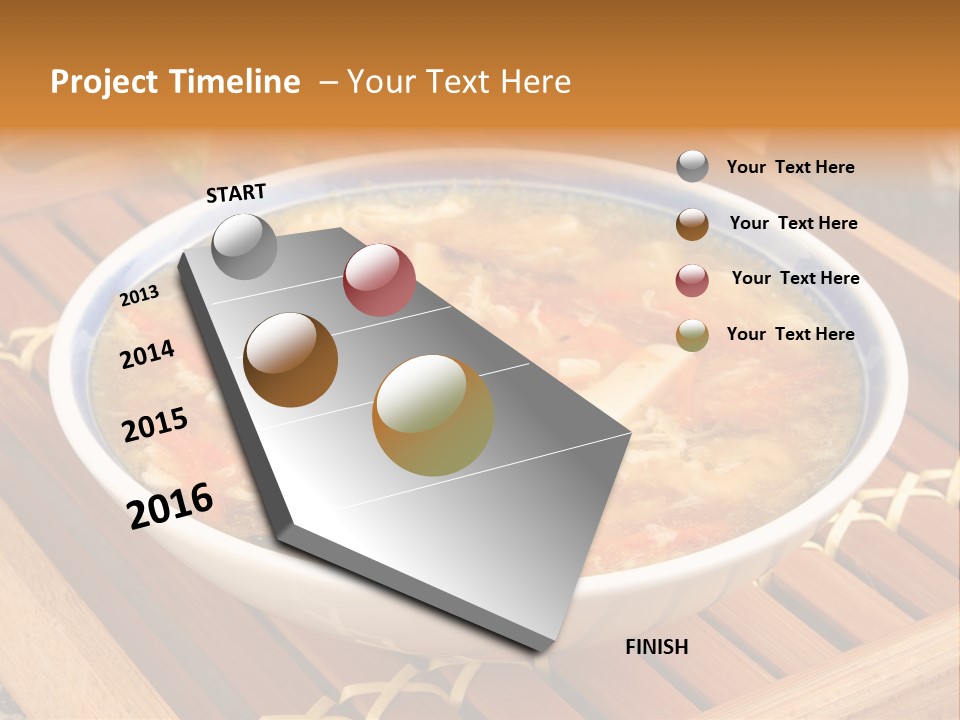 Hot Tart Bowl PowerPoint Template