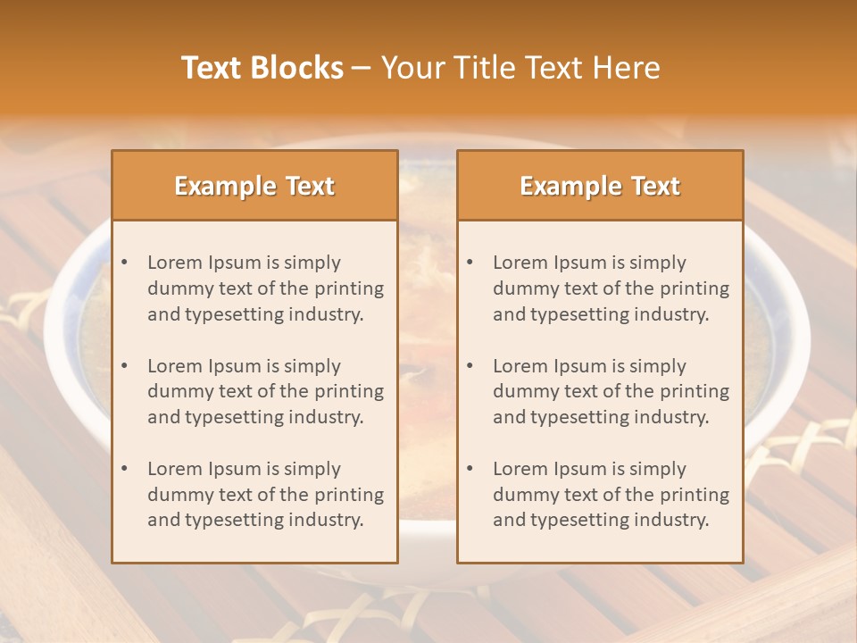 Hot Tart Bowl PowerPoint Template