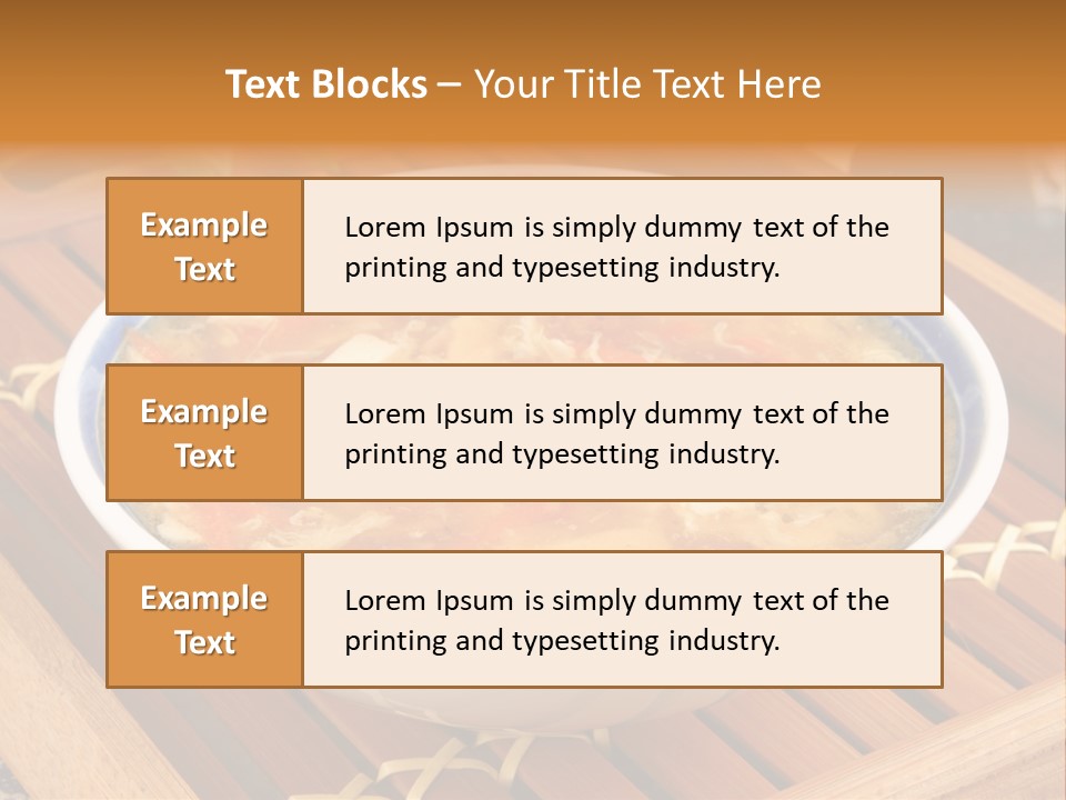 Hot Tart Bowl PowerPoint Template