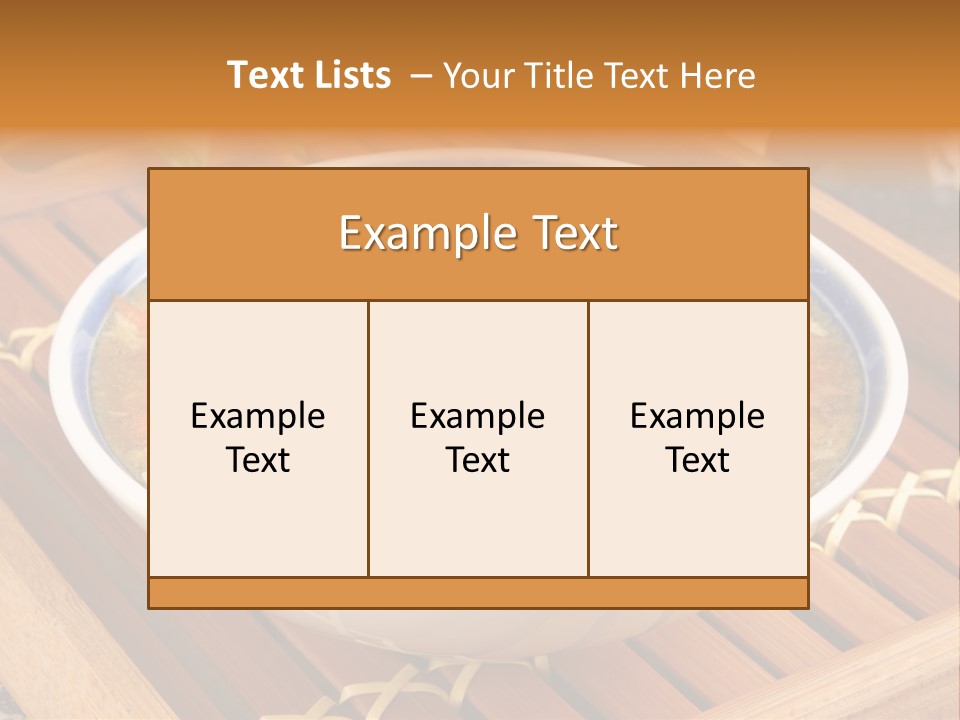 Hot Tart Bowl PowerPoint Template