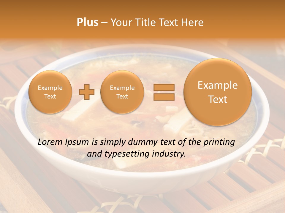 Hot Tart Bowl PowerPoint Template