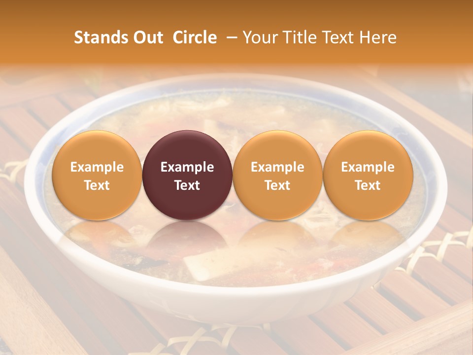 Hot Tart Bowl PowerPoint Template