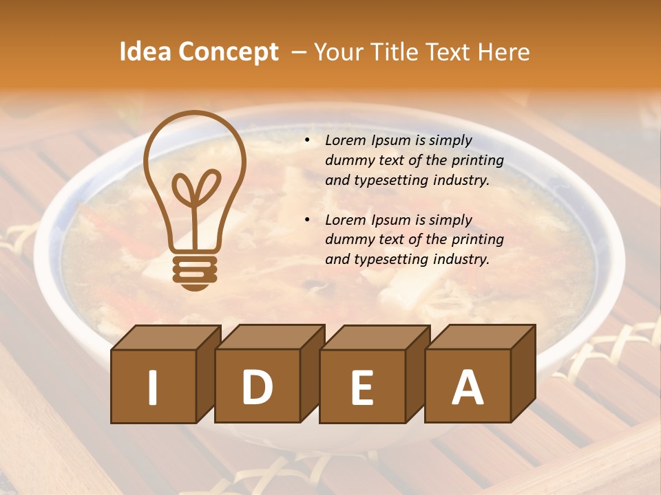 Hot Tart Bowl PowerPoint Template