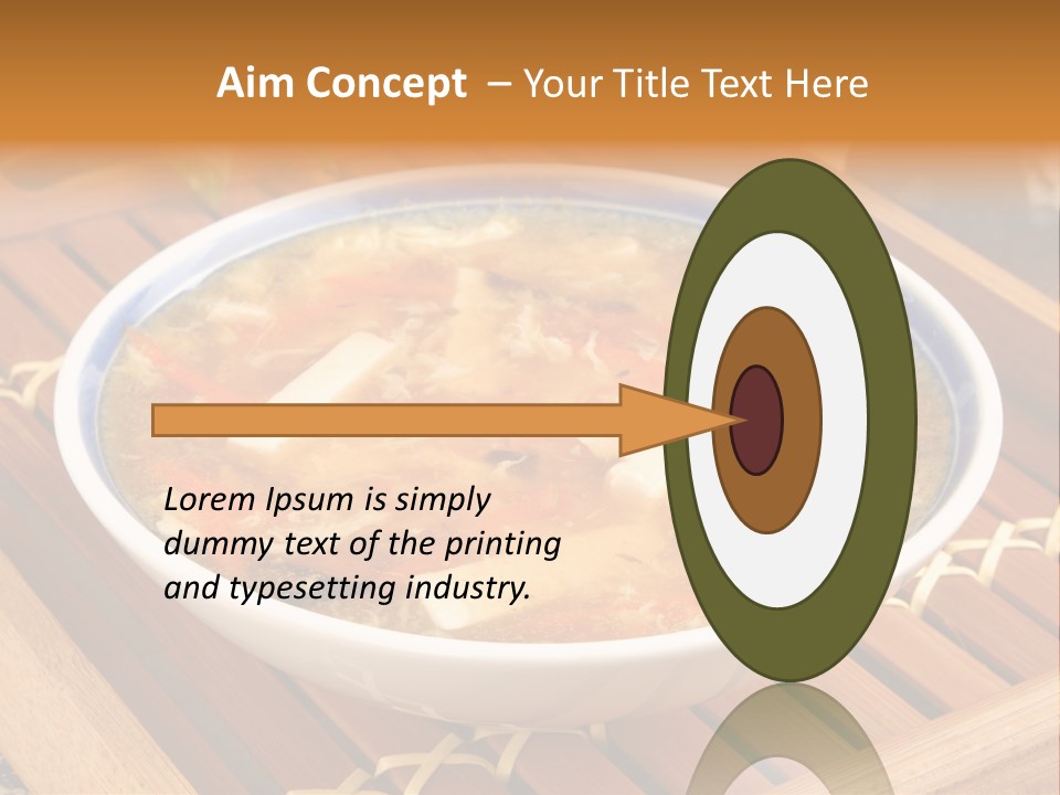 Hot Tart Bowl PowerPoint Template