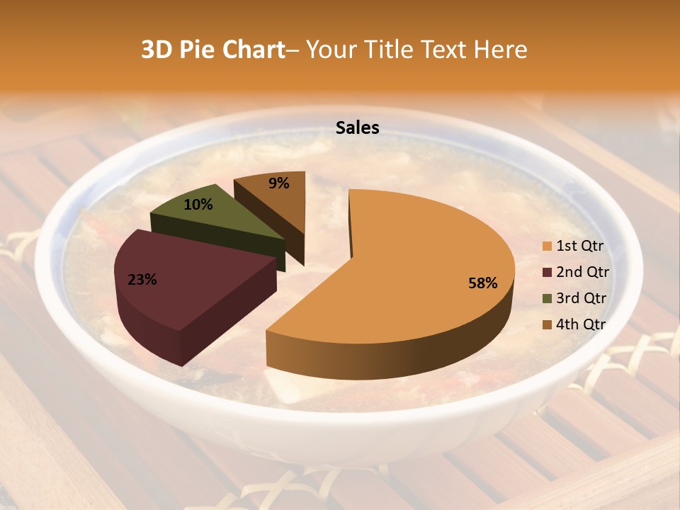 Hot Tart Bowl PowerPoint Template