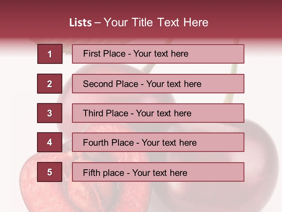Studio Shot Sweet PowerPoint Template