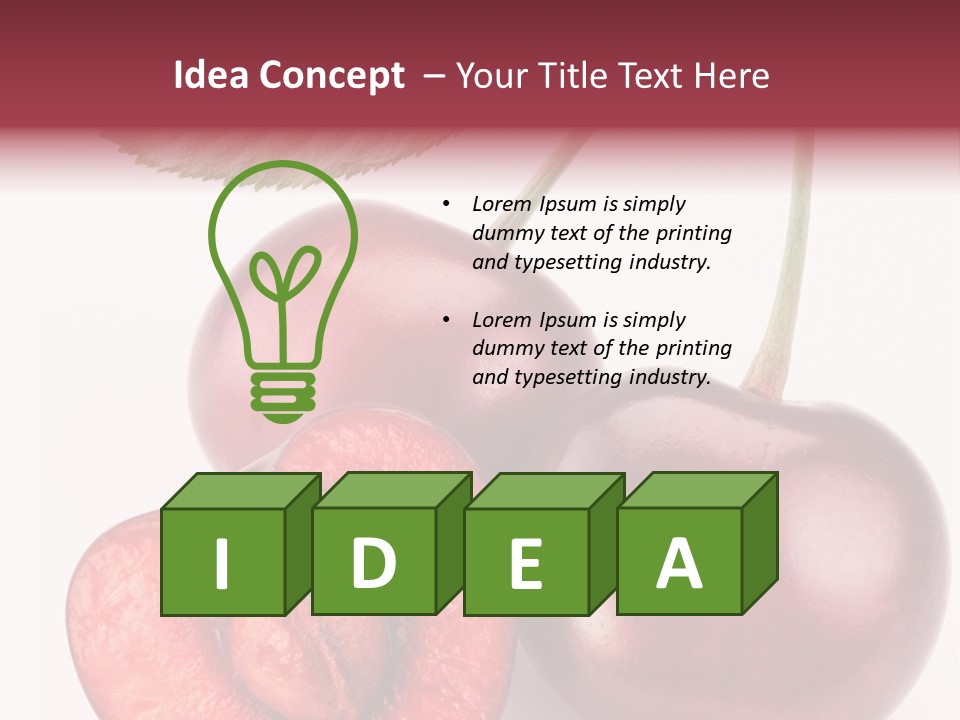 Studio Shot Sweet PowerPoint Template