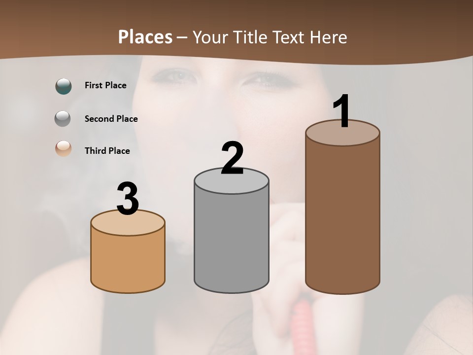 Satisfaction Girls Enjoyment PowerPoint Template