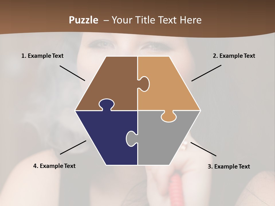 Satisfaction Girls Enjoyment PowerPoint Template