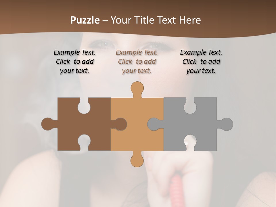 Satisfaction Girls Enjoyment PowerPoint Template