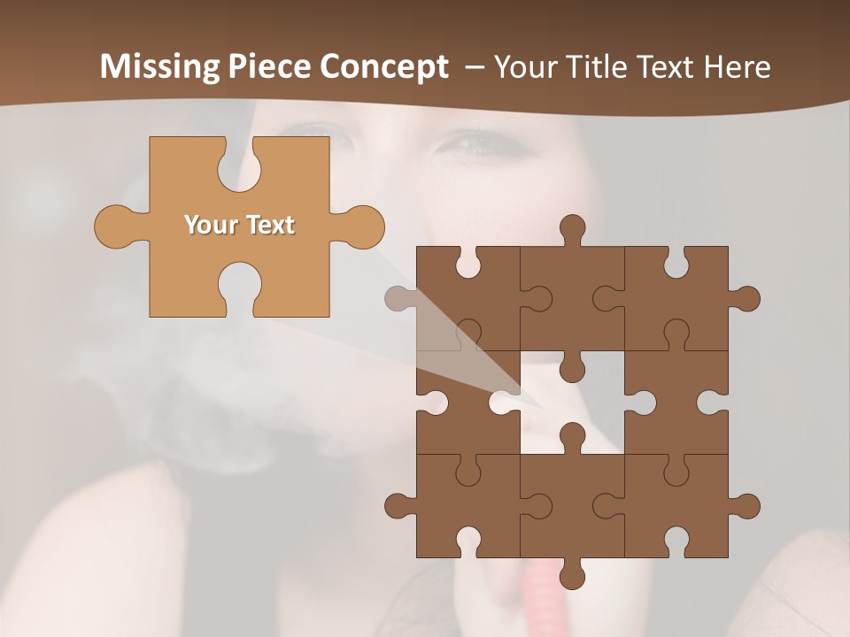 Satisfaction Girls Enjoyment PowerPoint Template