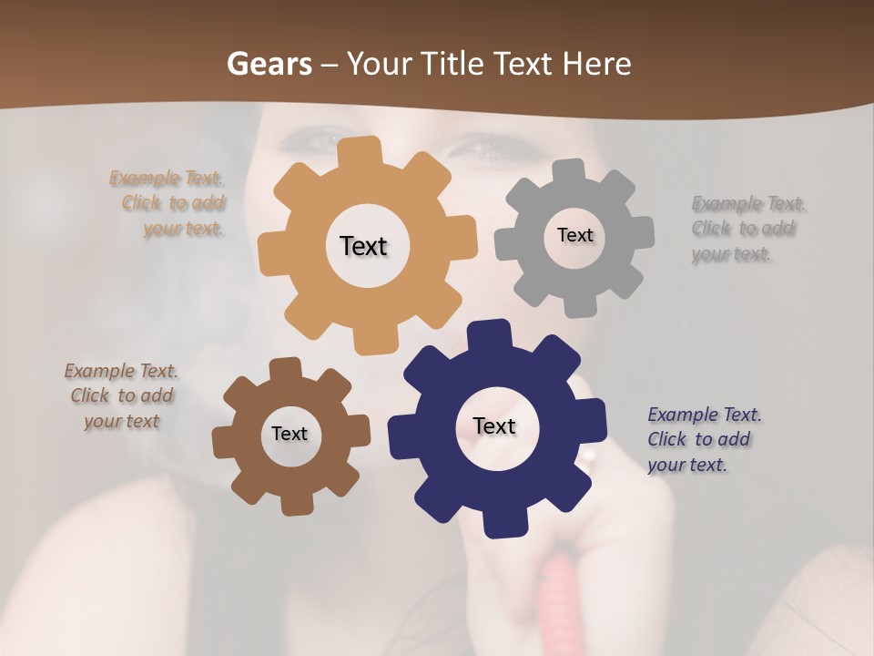 Satisfaction Girls Enjoyment PowerPoint Template