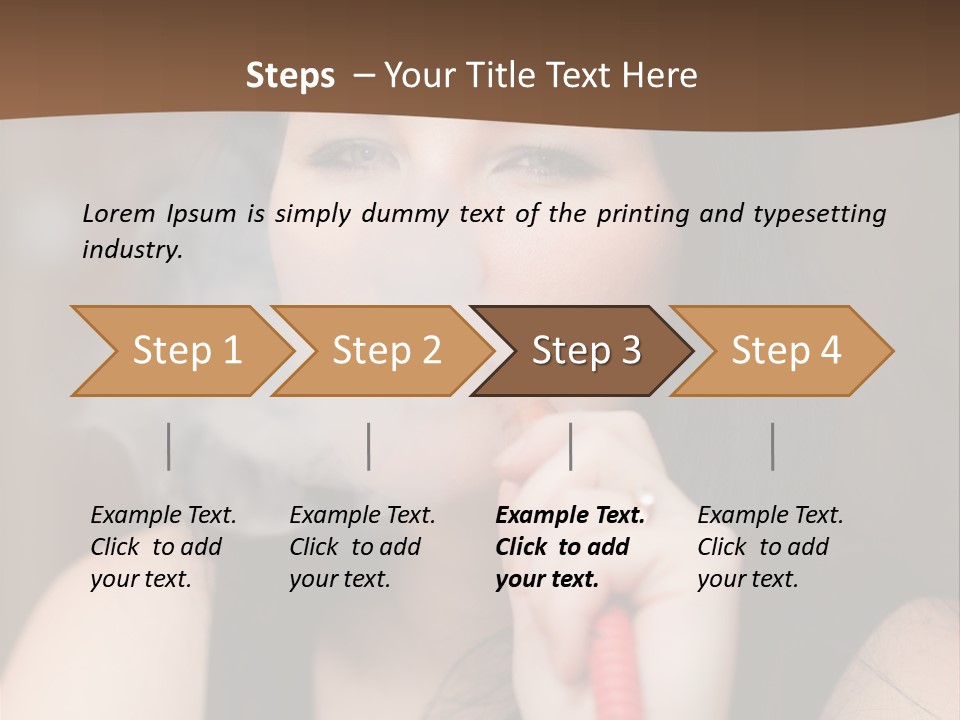Satisfaction Girls Enjoyment PowerPoint Template