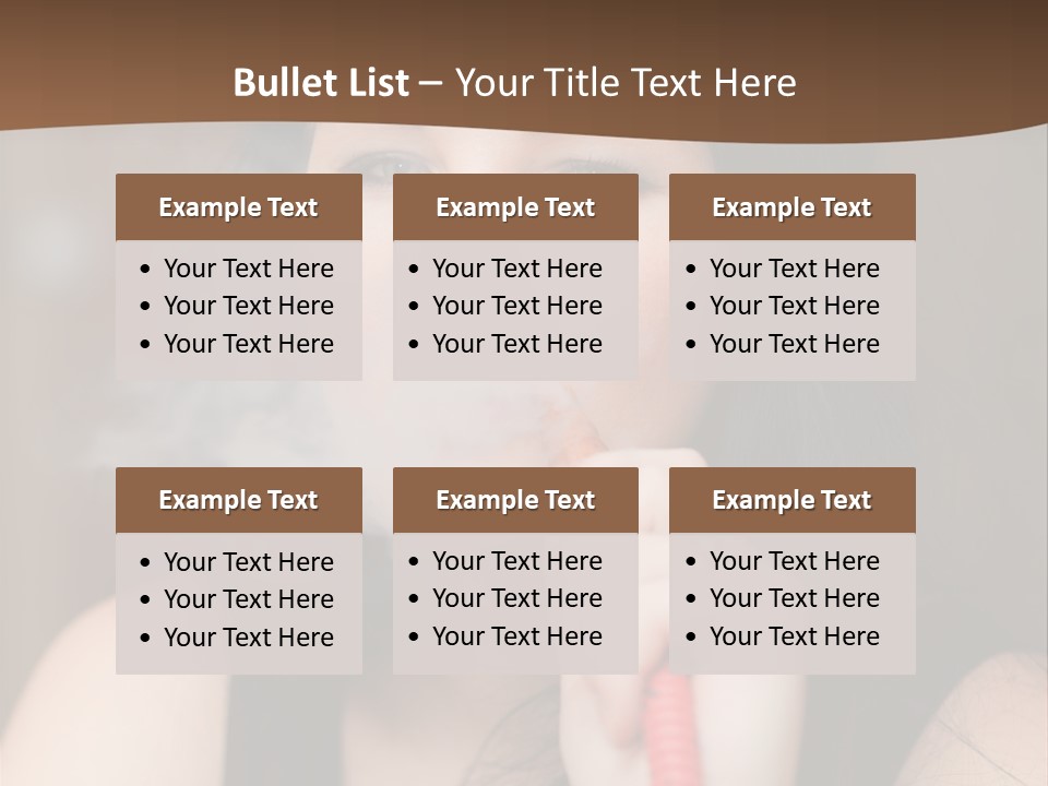 Satisfaction Girls Enjoyment PowerPoint Template