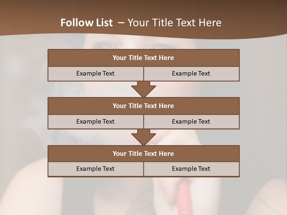 Satisfaction Girls Enjoyment PowerPoint Template