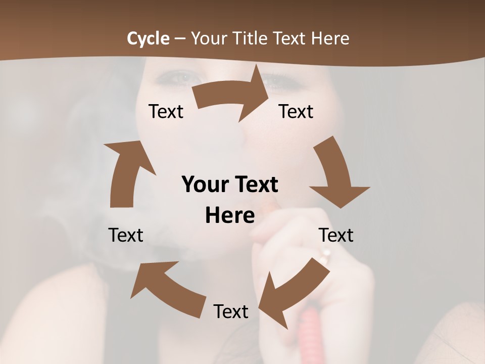 Satisfaction Girls Enjoyment PowerPoint Template