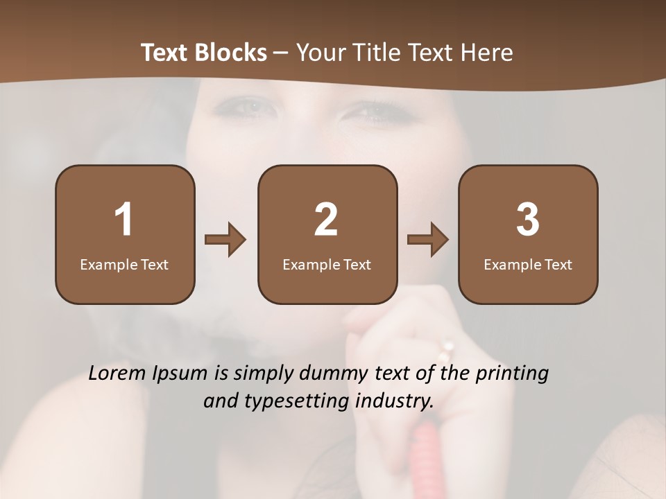 Satisfaction Girls Enjoyment PowerPoint Template