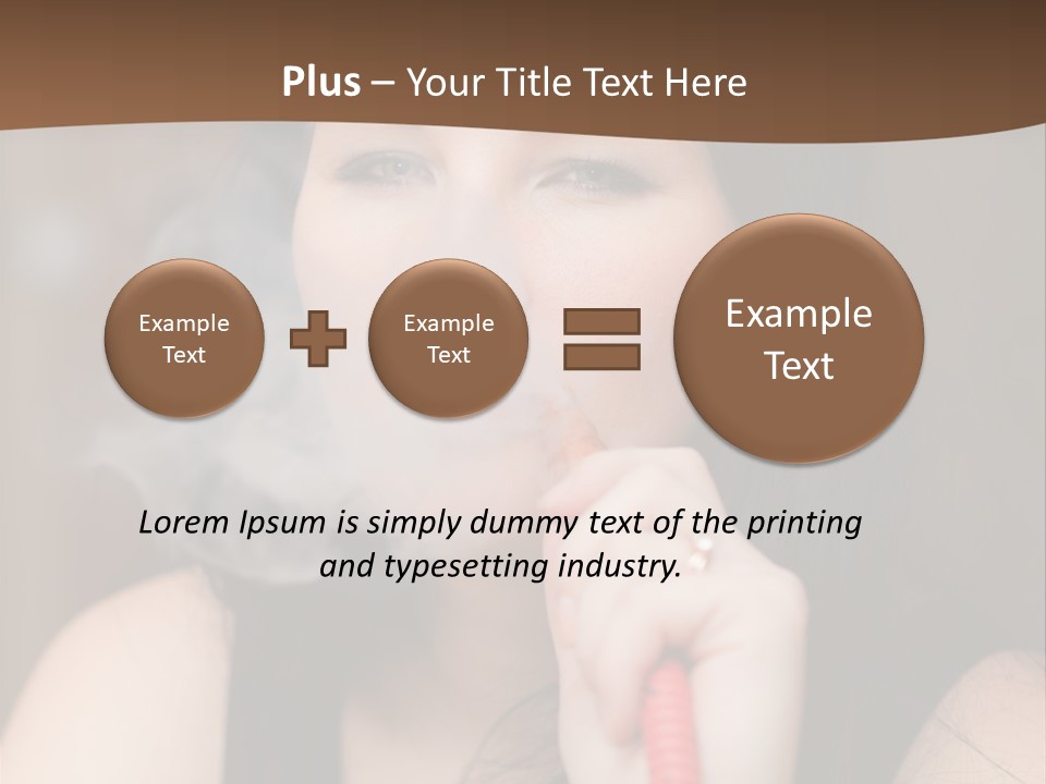 Satisfaction Girls Enjoyment PowerPoint Template