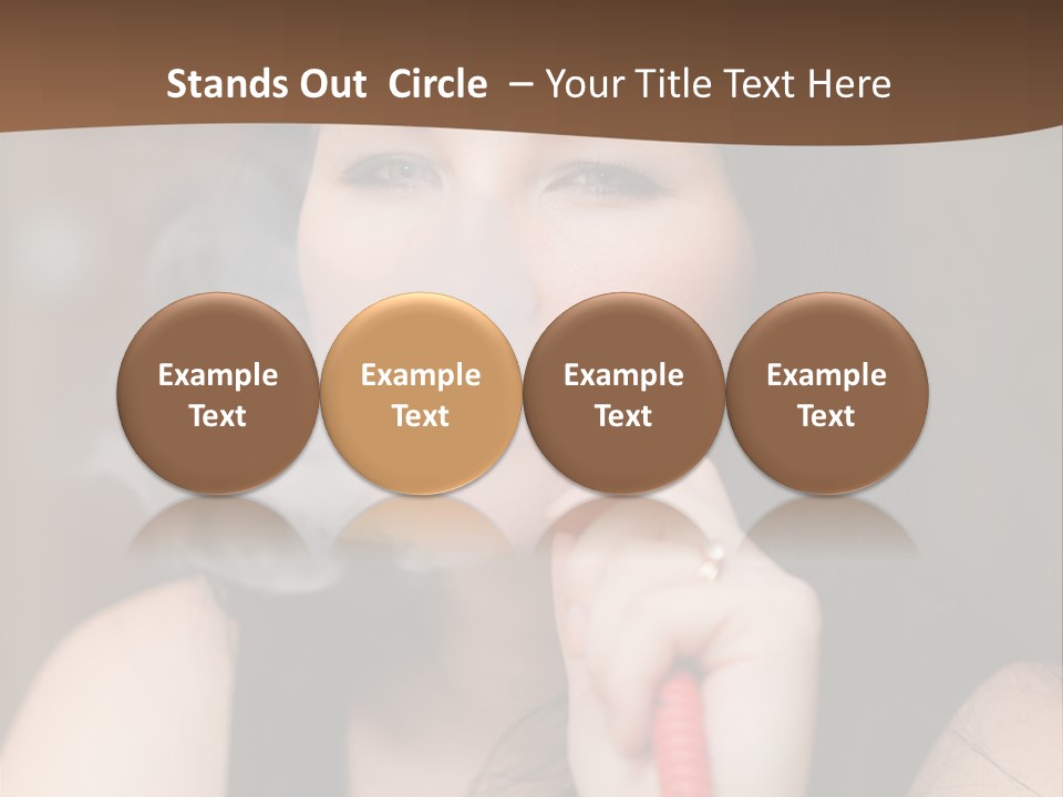 Satisfaction Girls Enjoyment PowerPoint Template