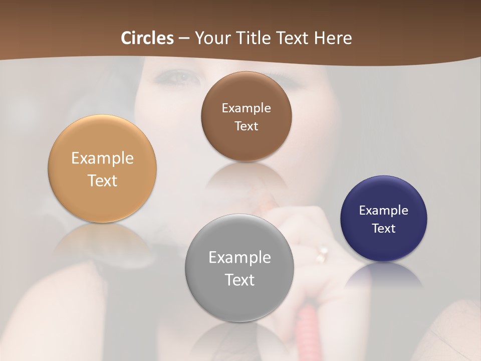 Satisfaction Girls Enjoyment PowerPoint Template