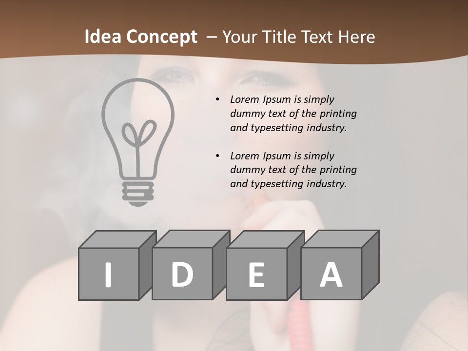 Satisfaction Girls Enjoyment PowerPoint Template