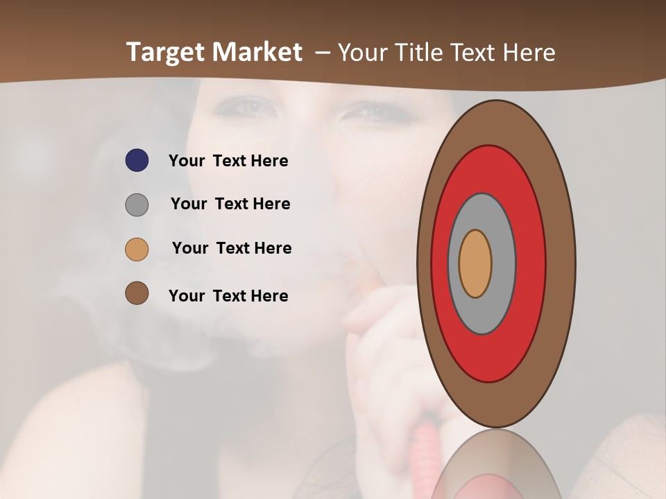 Satisfaction Girls Enjoyment PowerPoint Template