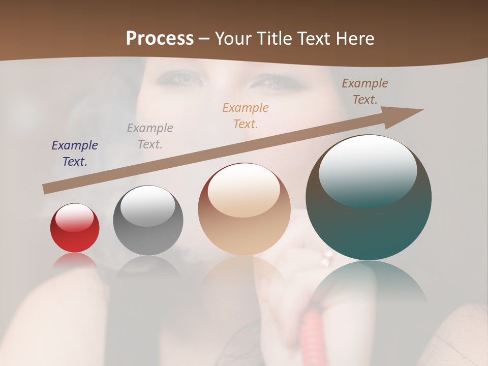 Satisfaction Girls Enjoyment PowerPoint Template