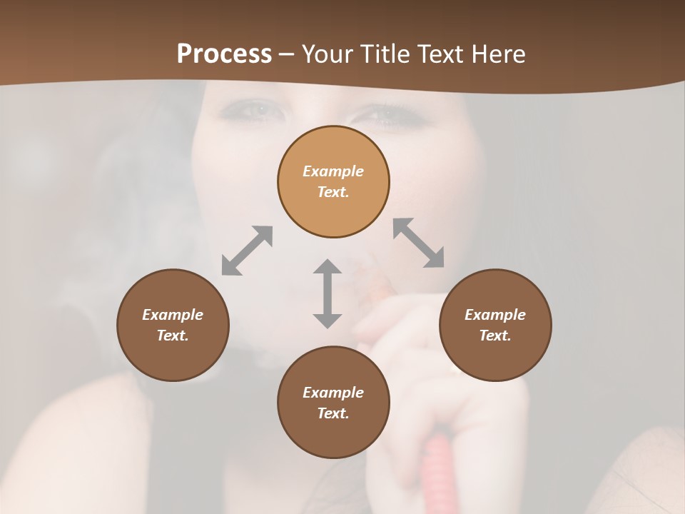 Satisfaction Girls Enjoyment PowerPoint Template