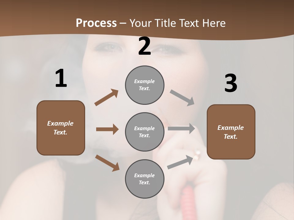 Satisfaction Girls Enjoyment PowerPoint Template