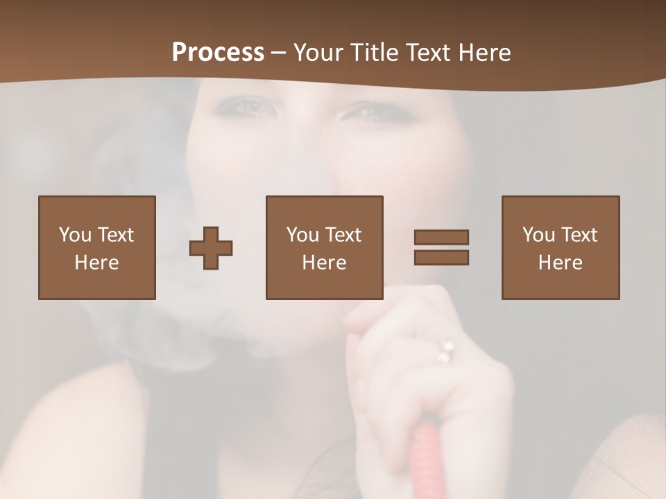Satisfaction Girls Enjoyment PowerPoint Template