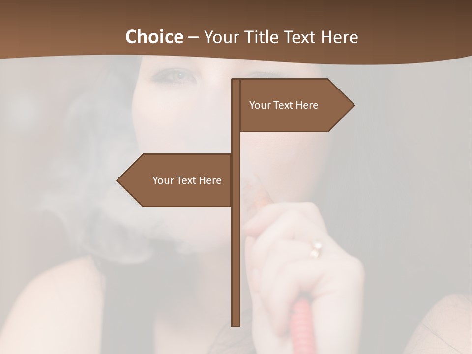 Satisfaction Girls Enjoyment PowerPoint Template