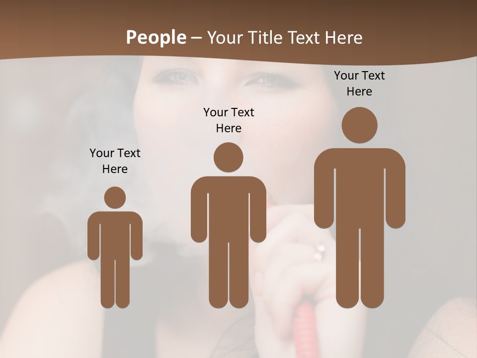 Satisfaction Girls Enjoyment PowerPoint Template