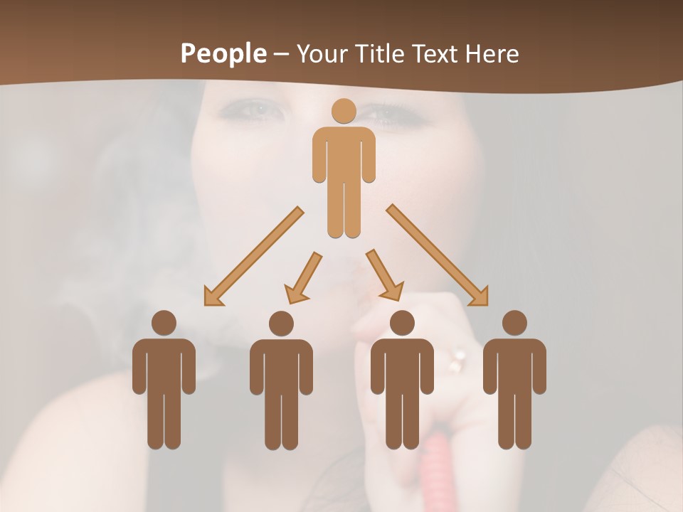 Satisfaction Girls Enjoyment PowerPoint Template