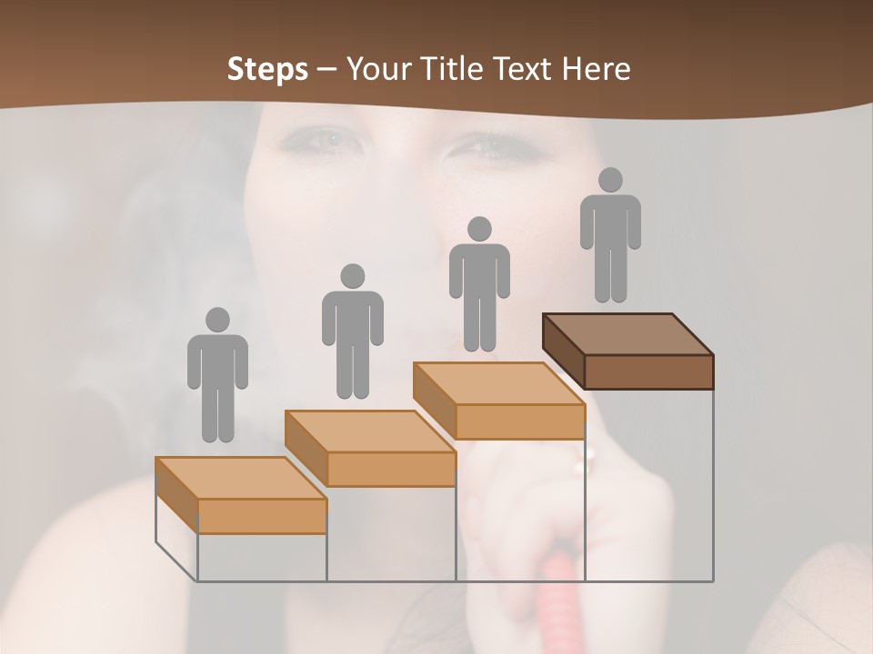 Satisfaction Girls Enjoyment PowerPoint Template