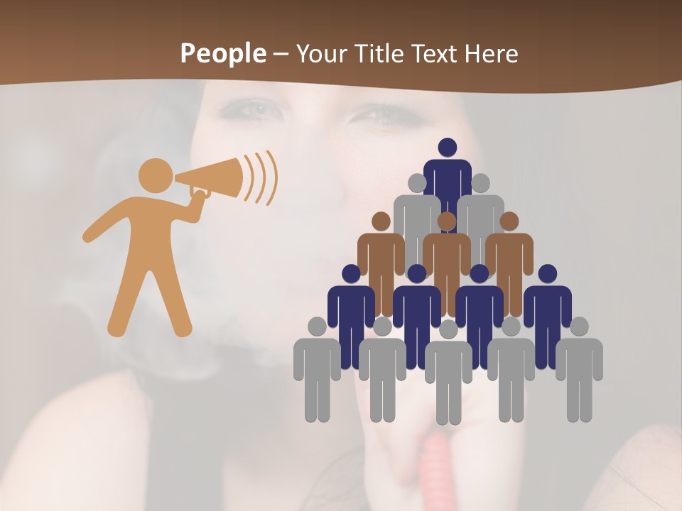 Satisfaction Girls Enjoyment PowerPoint Template