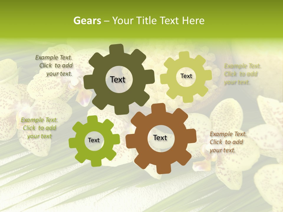 Fresh Rejuvenation Salt PowerPoint Template