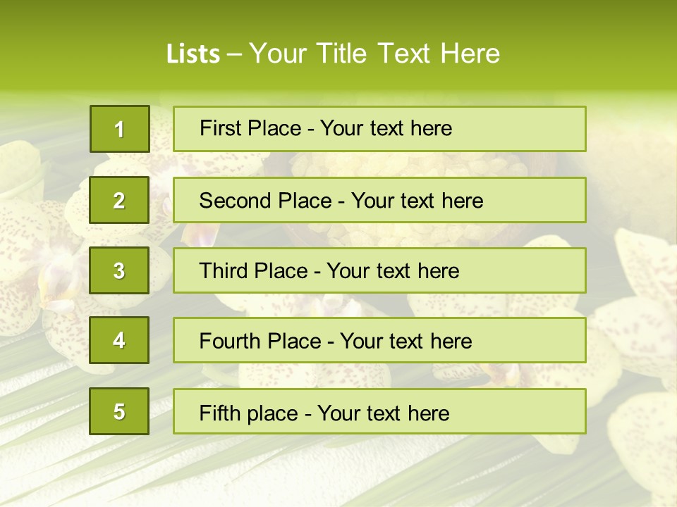 Fresh Rejuvenation Salt PowerPoint Template