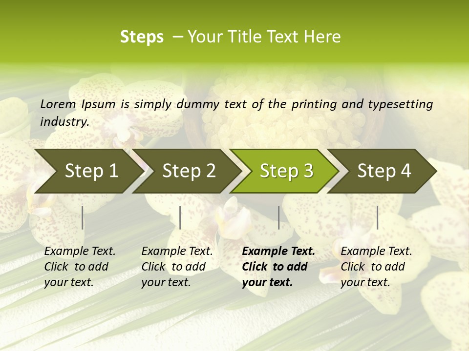 Fresh Rejuvenation Salt PowerPoint Template